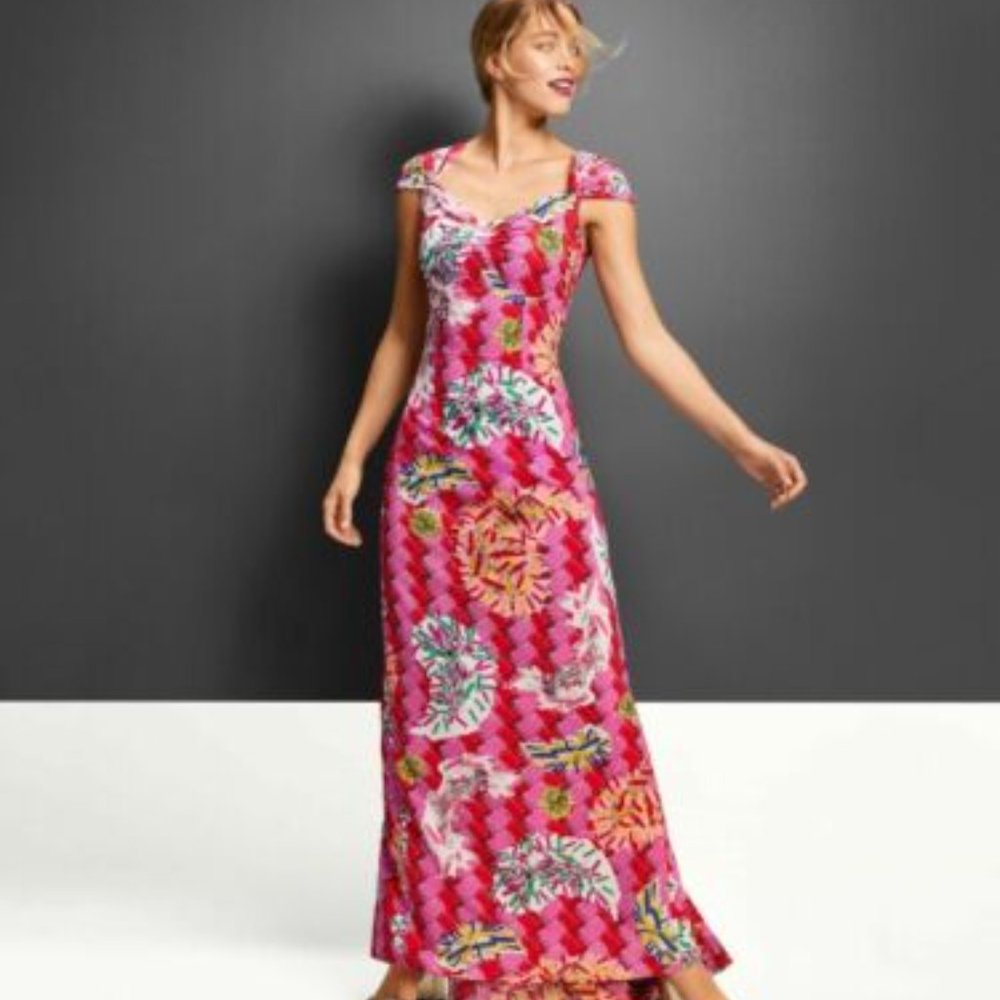 Zac Pozen for Target Paisley Safety Pin Maxi dress NWT Sz 20W